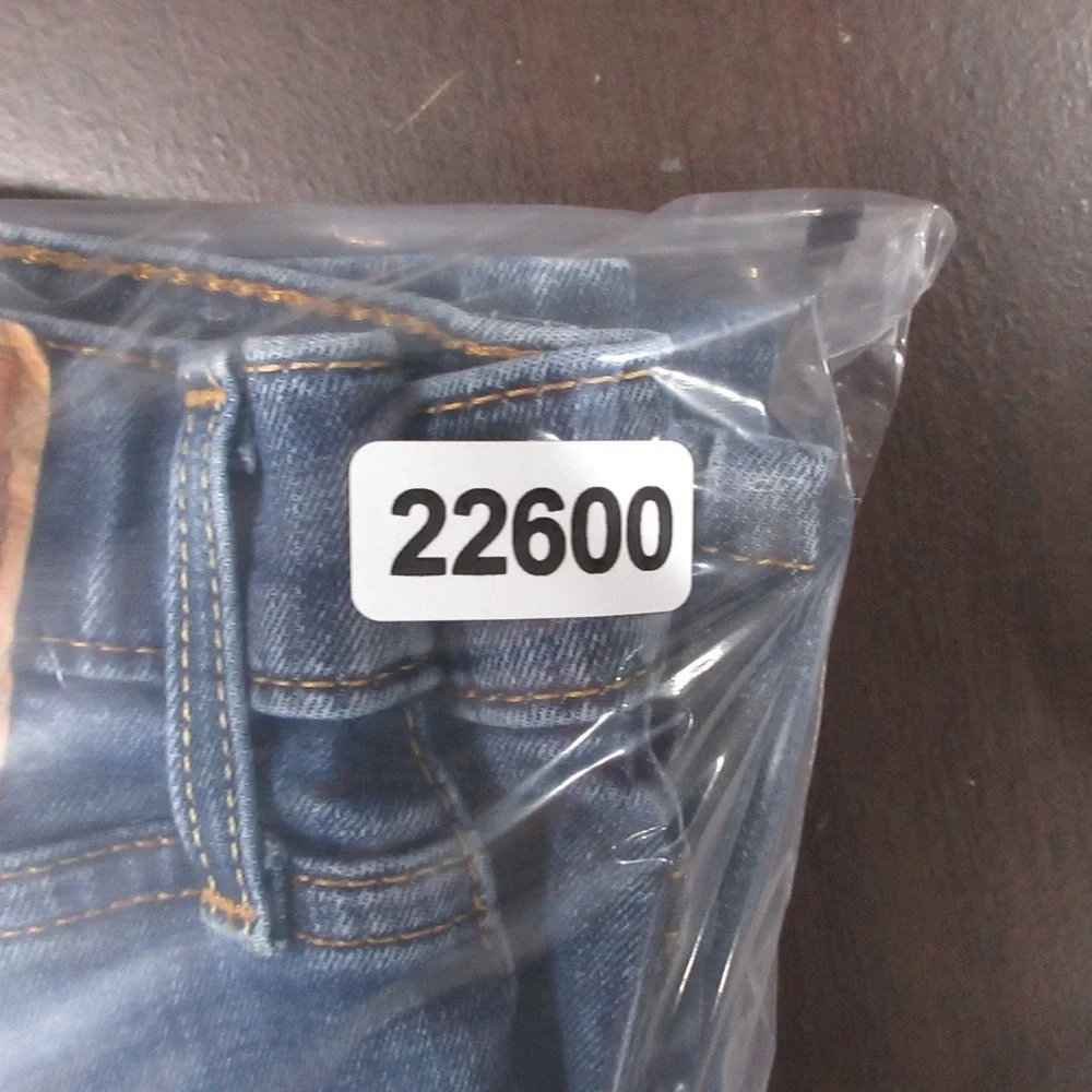 Levis Jeans‎ Mens 33x29 (Tag 33x32) Blue 511 Slim Straight Faded Zip Denim Pants